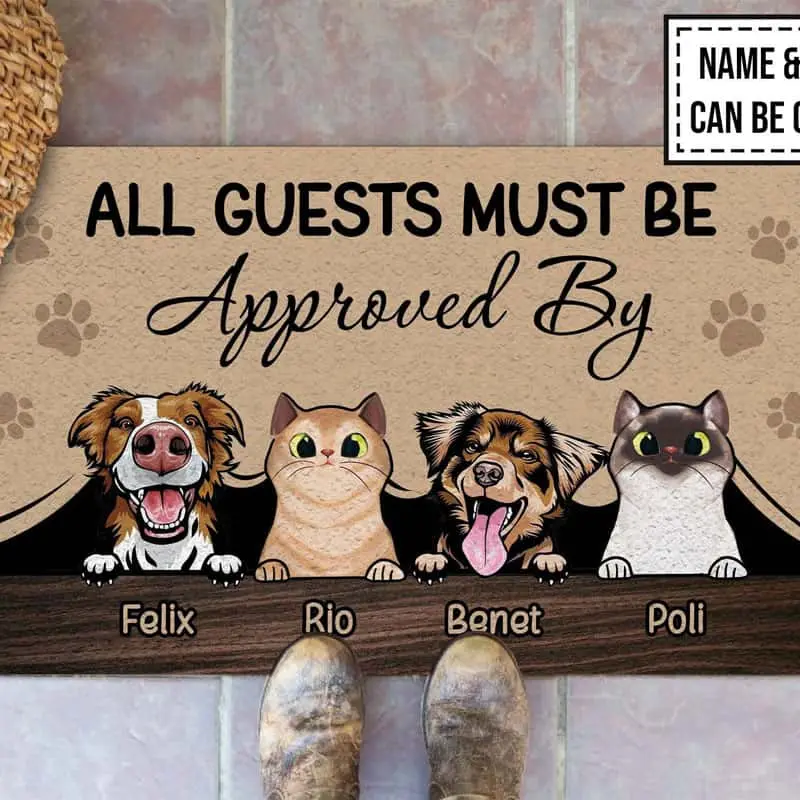Dog Personalized Doormat