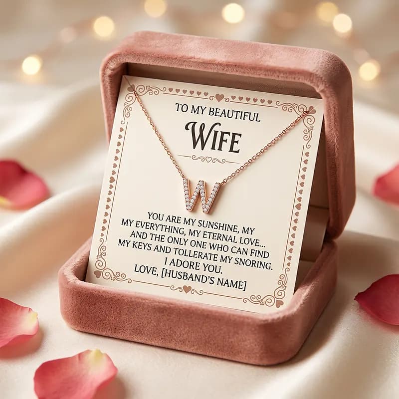 Wife Keepsake Necklace