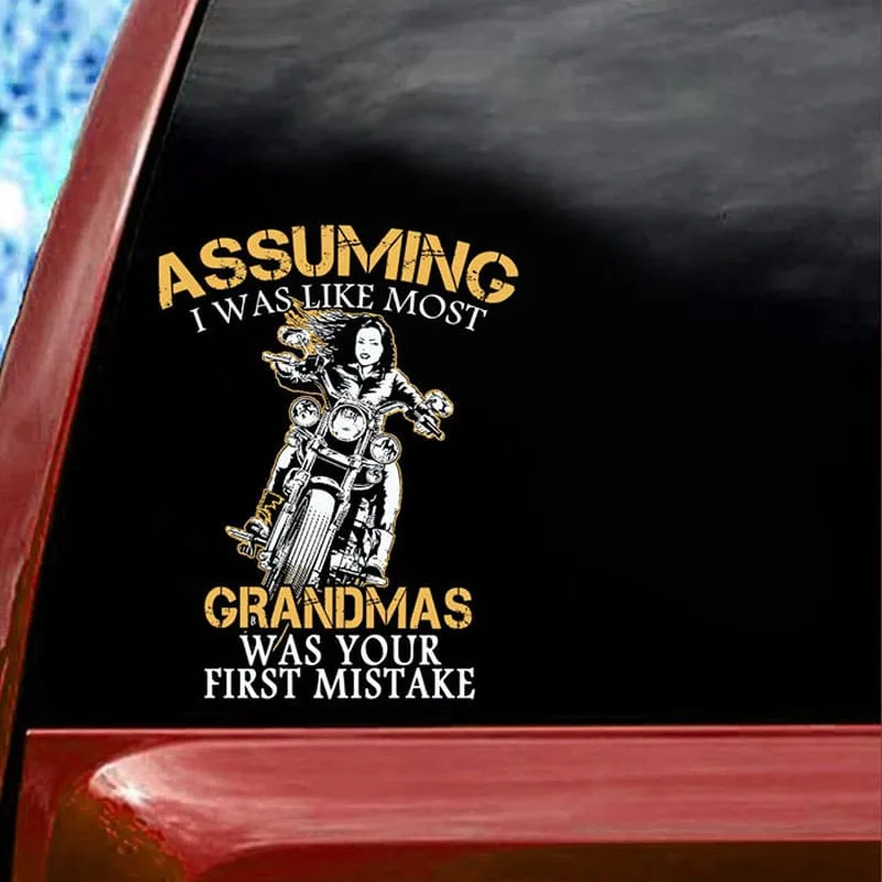 Biker Decal