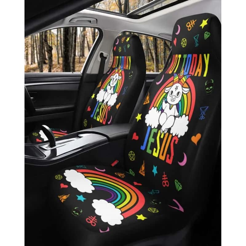 Faith Pride Design Car Seat Cover