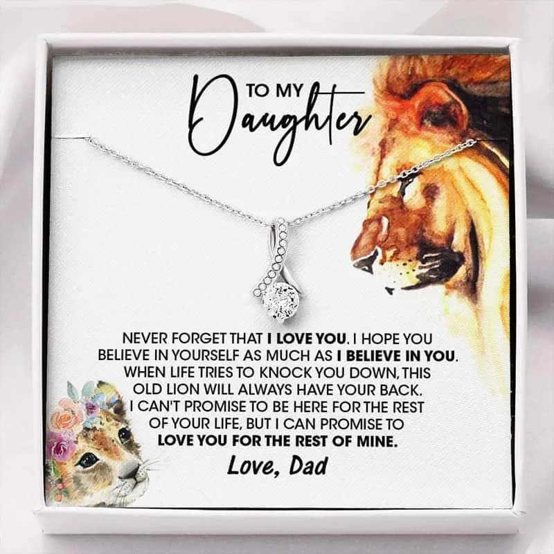 To My Daughter Necklace