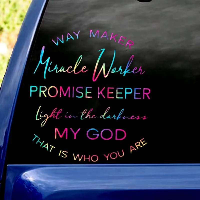 God Car Decal