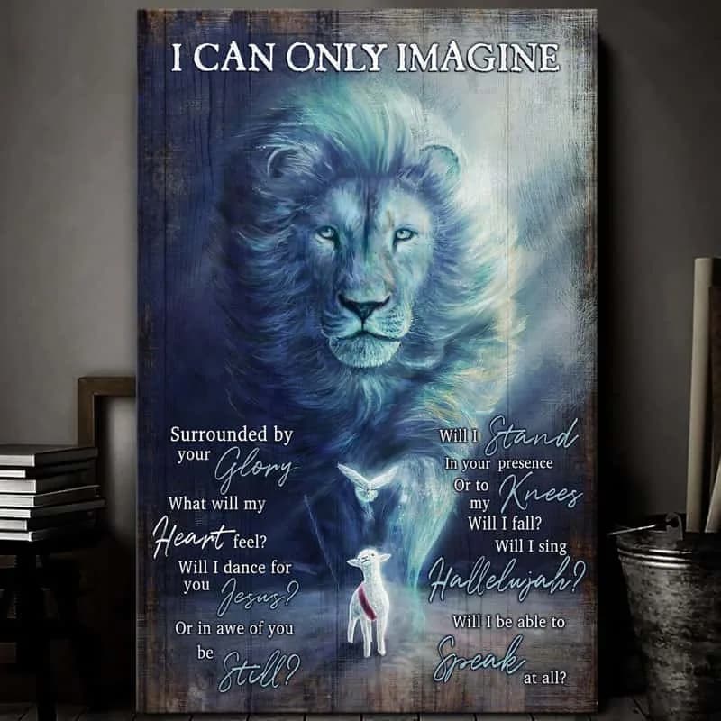 Faith Lion Poster