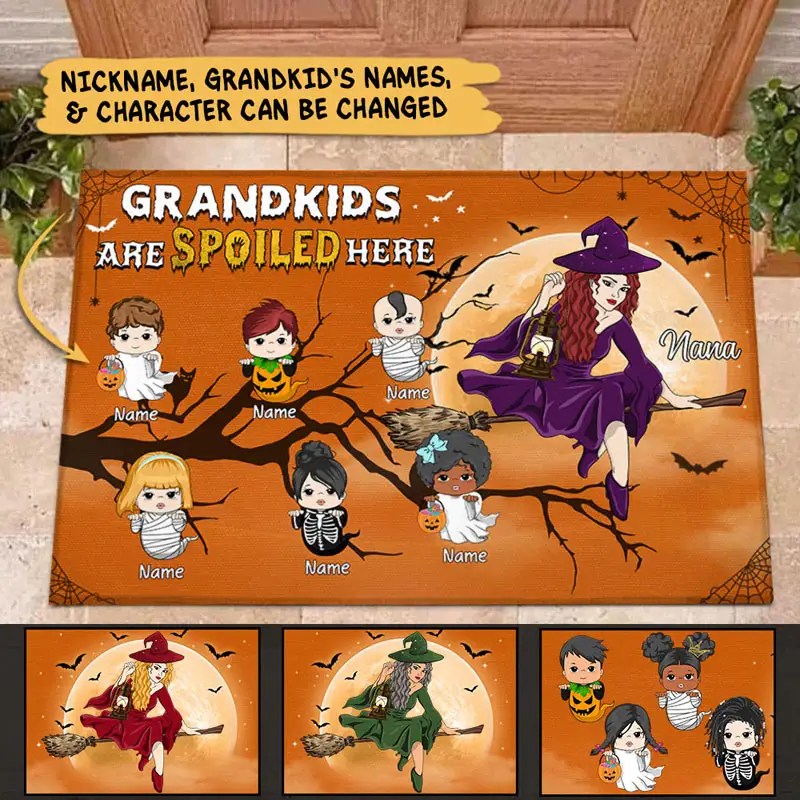 Halloween Grandma Doormat