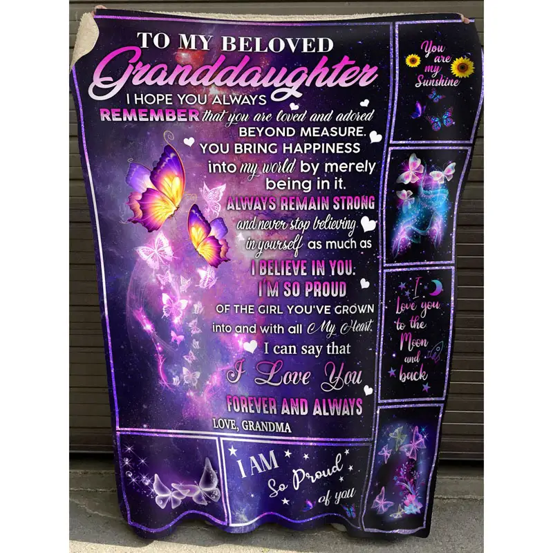 To My Daughter Blanket