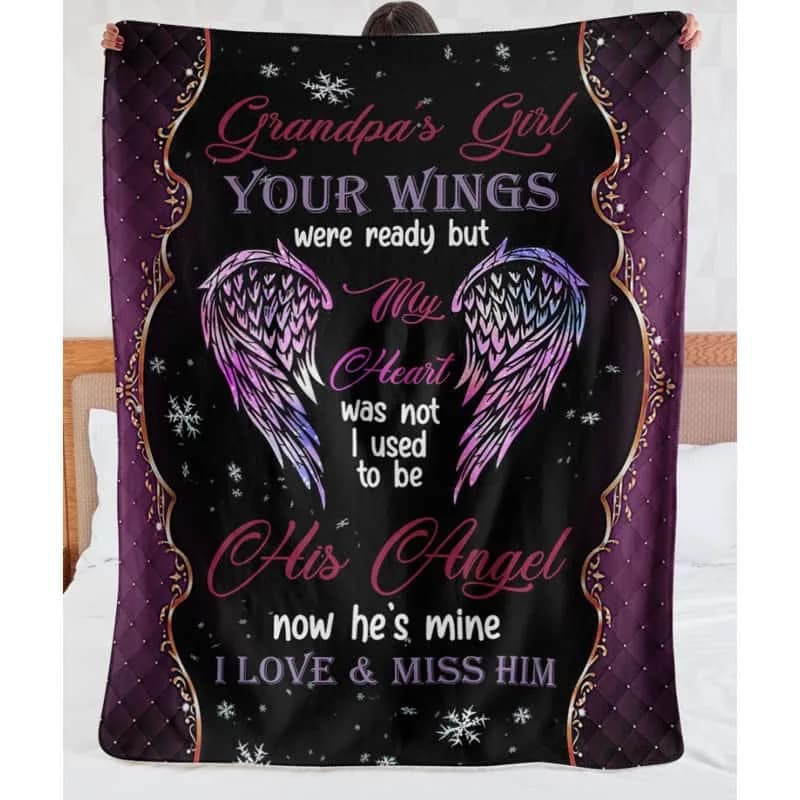 Grandpa Memorial Blanket
