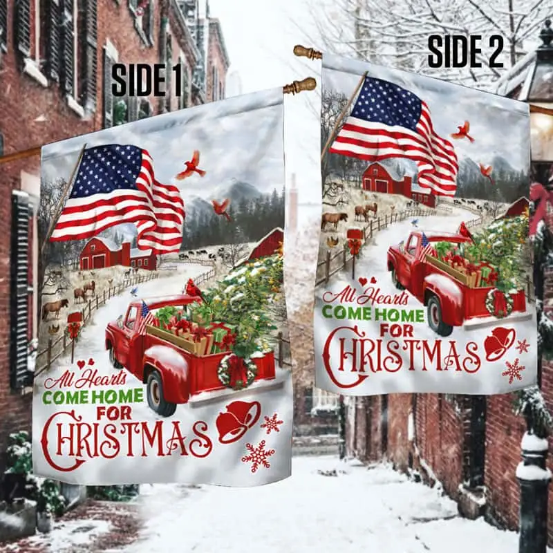American Christmas Flag