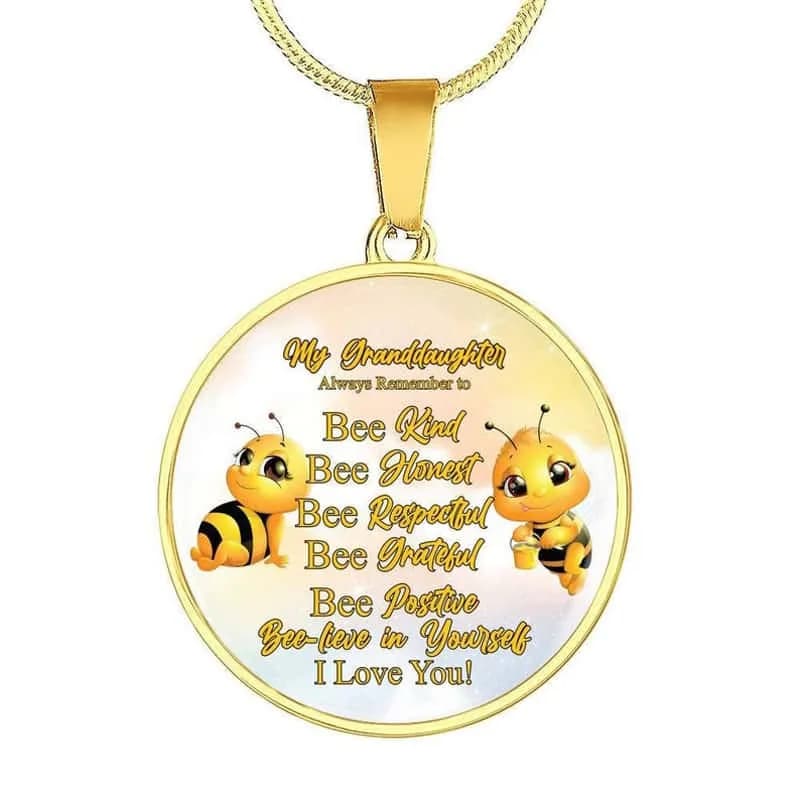 Granddaughter Bee Necklace