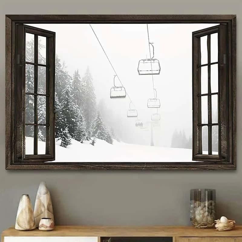 Skiing Poster