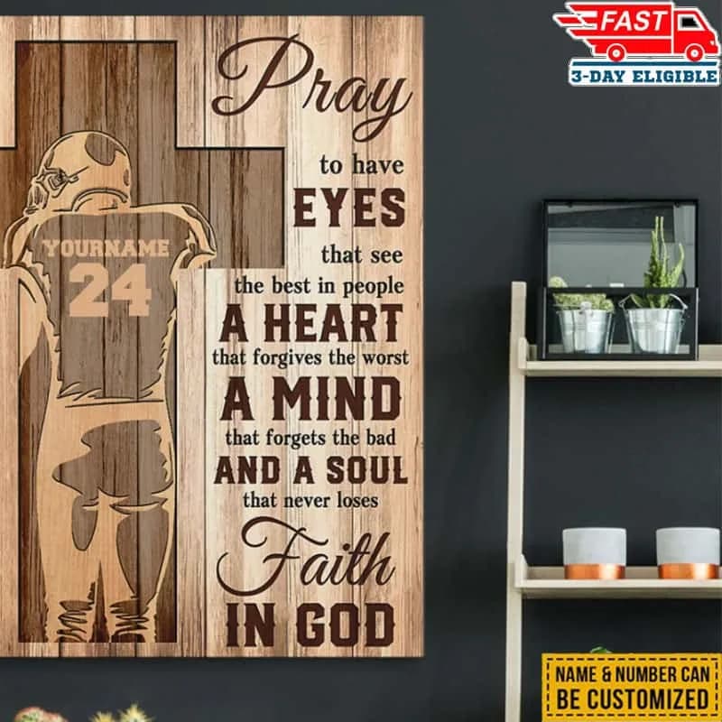 Faith Football Poster