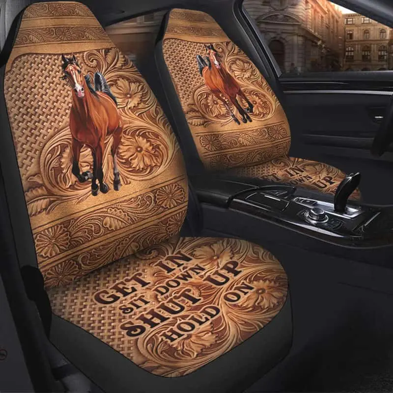 Horses Car Seat Cover
