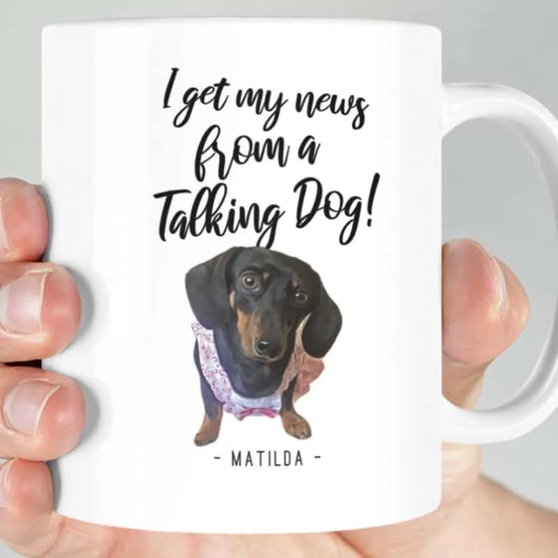 Talking Dog Mug