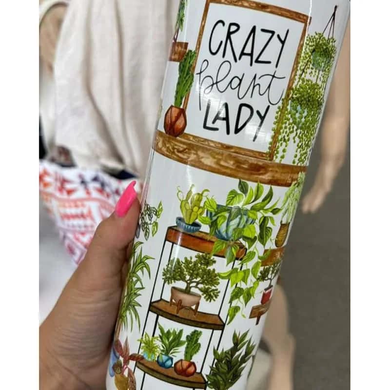 Crazy Plant Lady Tumbler