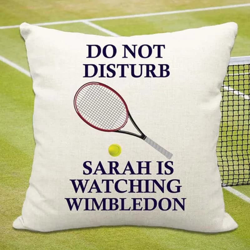 Tennis Pillow Personalized