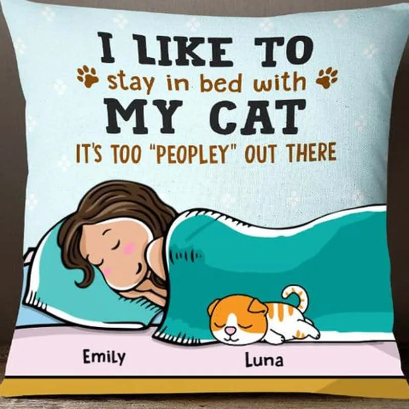 Personalized Cat Pillow