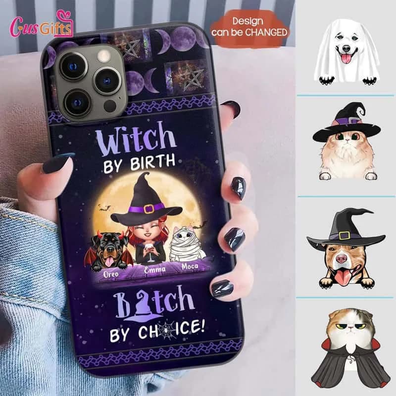 Witch by Birth Phone Case