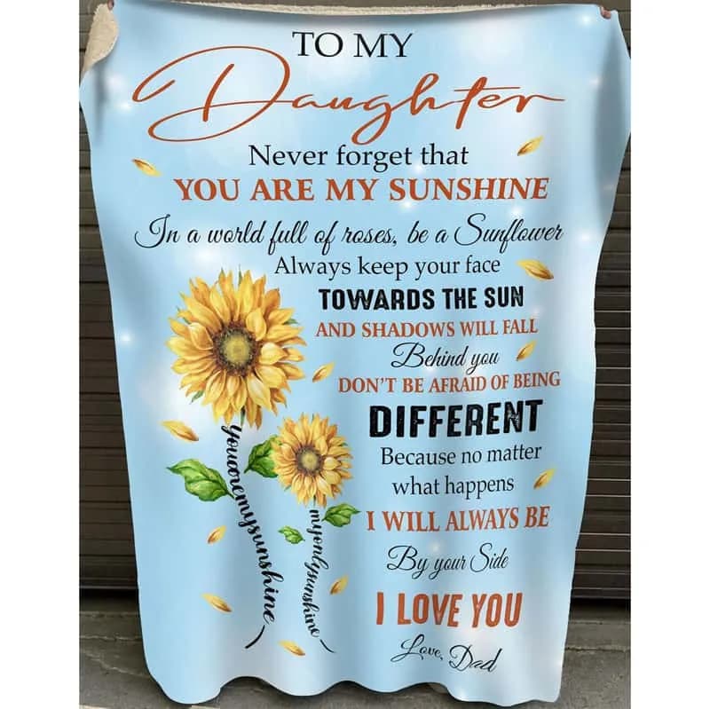 To My Daughter Blanket