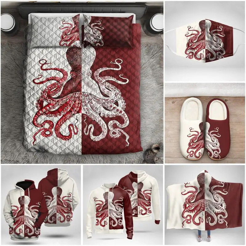 Octopus Bedding Blanket