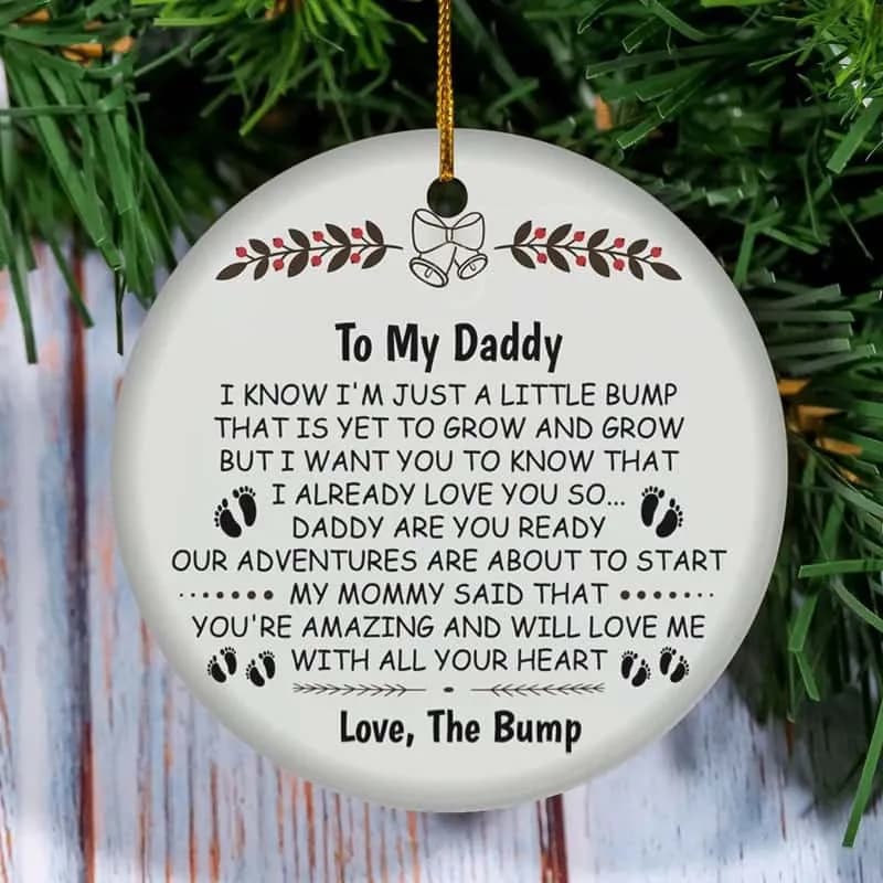 To My Daddy Ornament