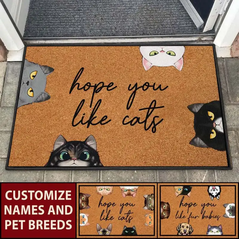 Hope You Like Cats Doormat