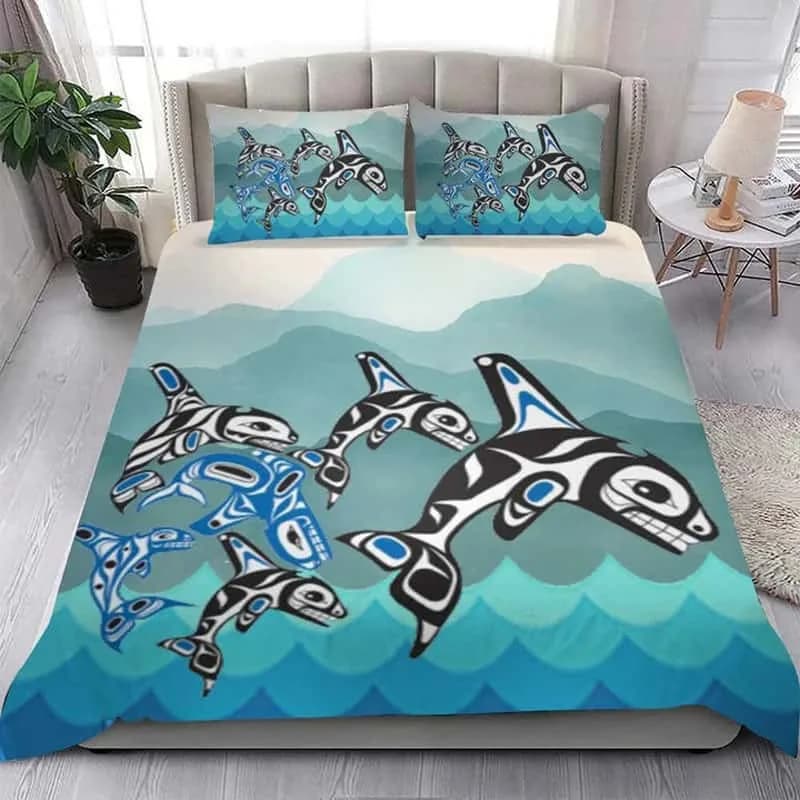 Dolphin Bedding Set Blanket
