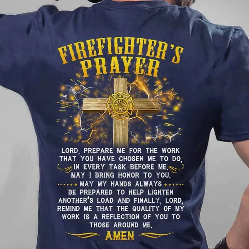 Firefighter Prayer Shirt
