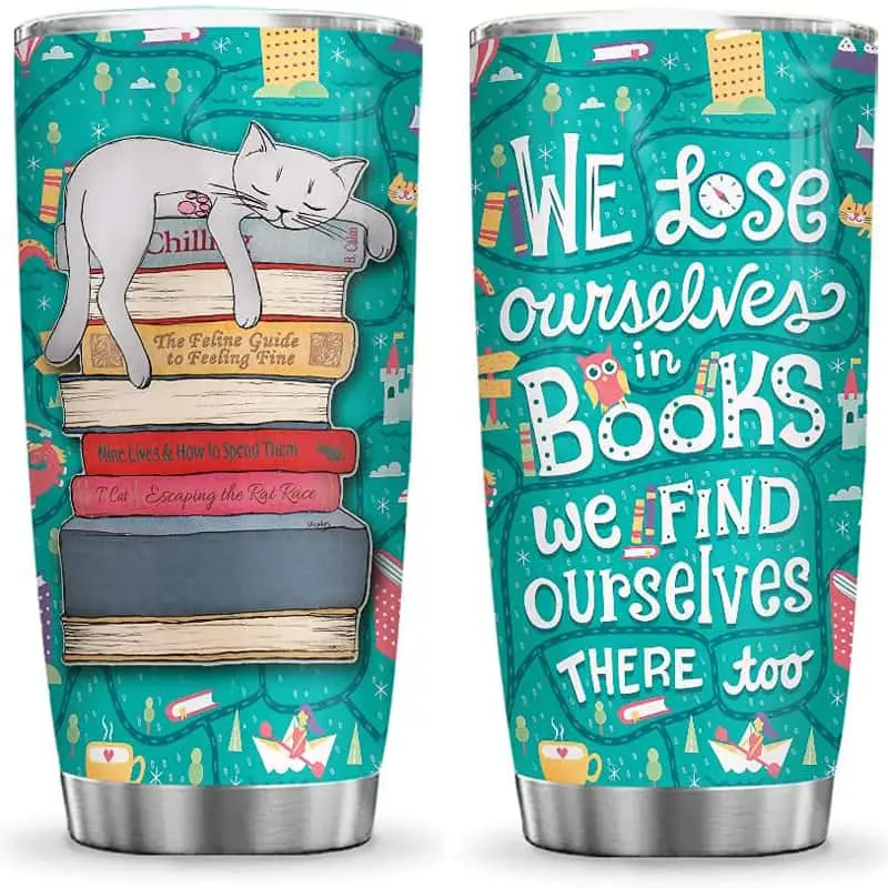 Lose Ourselves in Books Tumbler