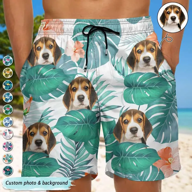 Personalized Dog Bathing Suit Shorts
