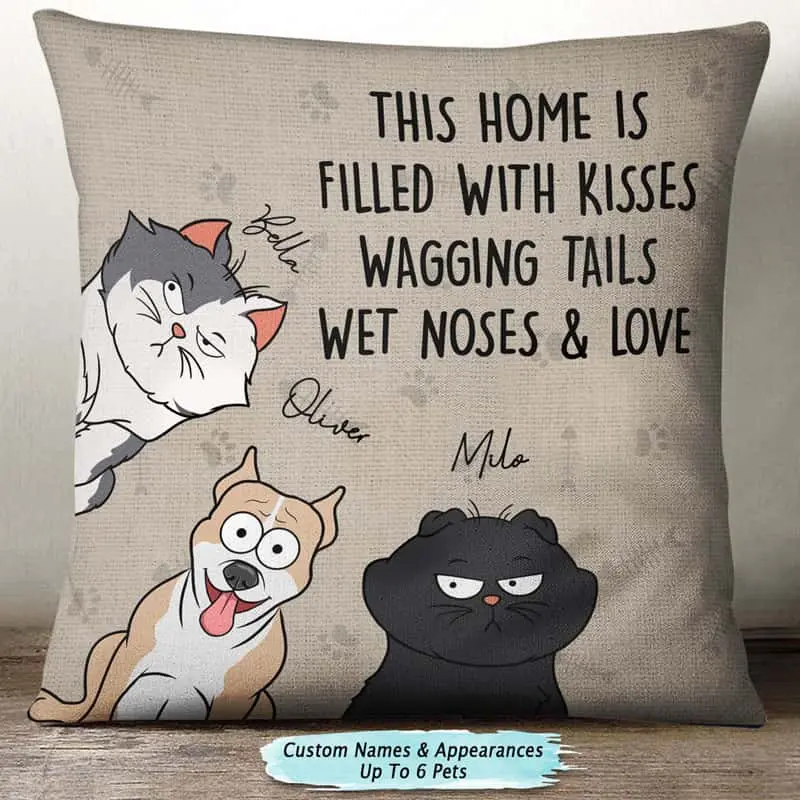 Cats Dogs Pillow