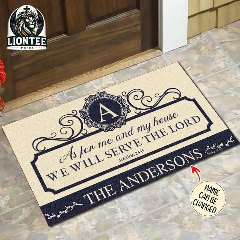 Personalized Faith Doormat
