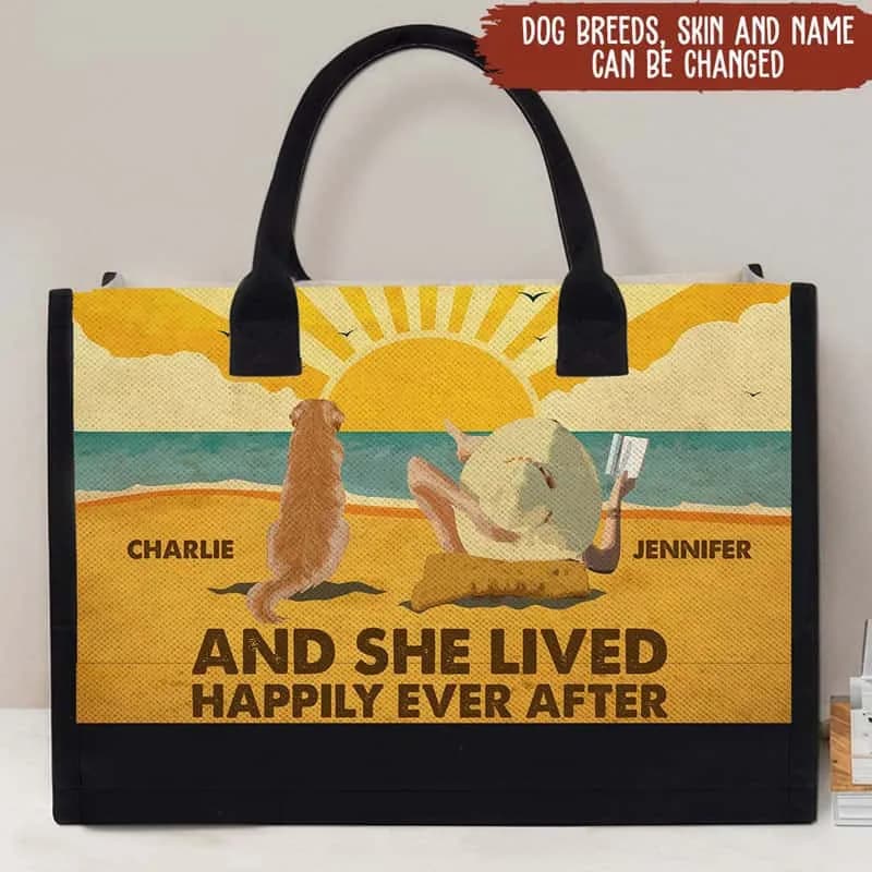 Dog Personalized Tote Bag