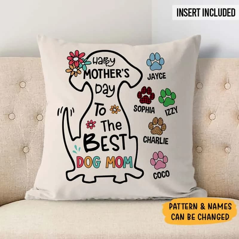 Dog Mom Pillow
