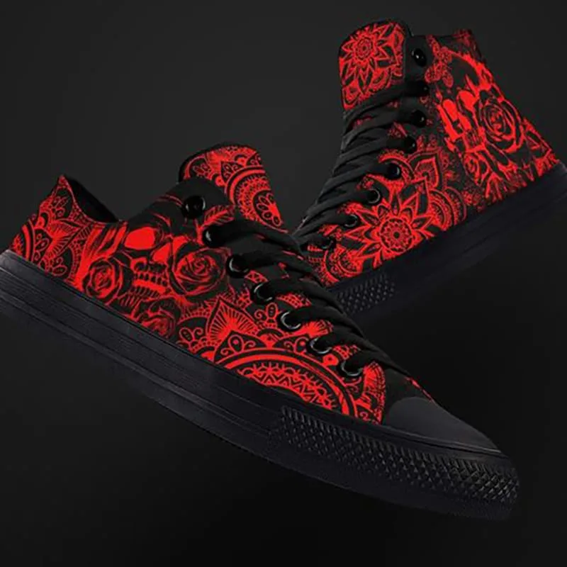 Skull Design Shoes