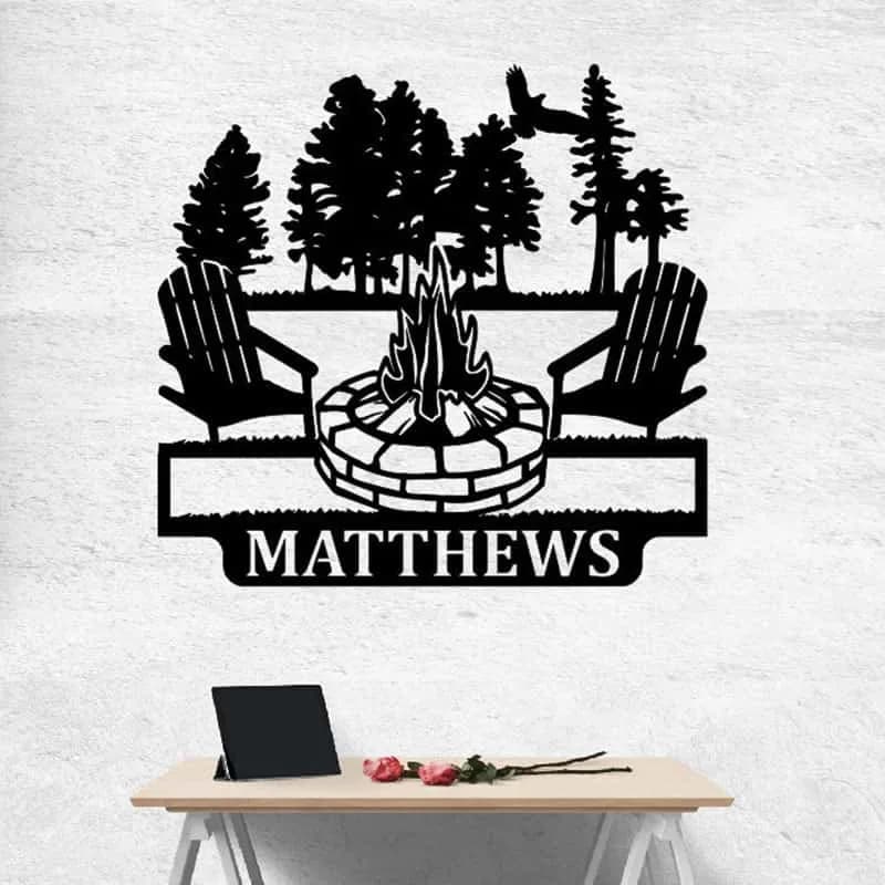 Personalized Camping Decal
