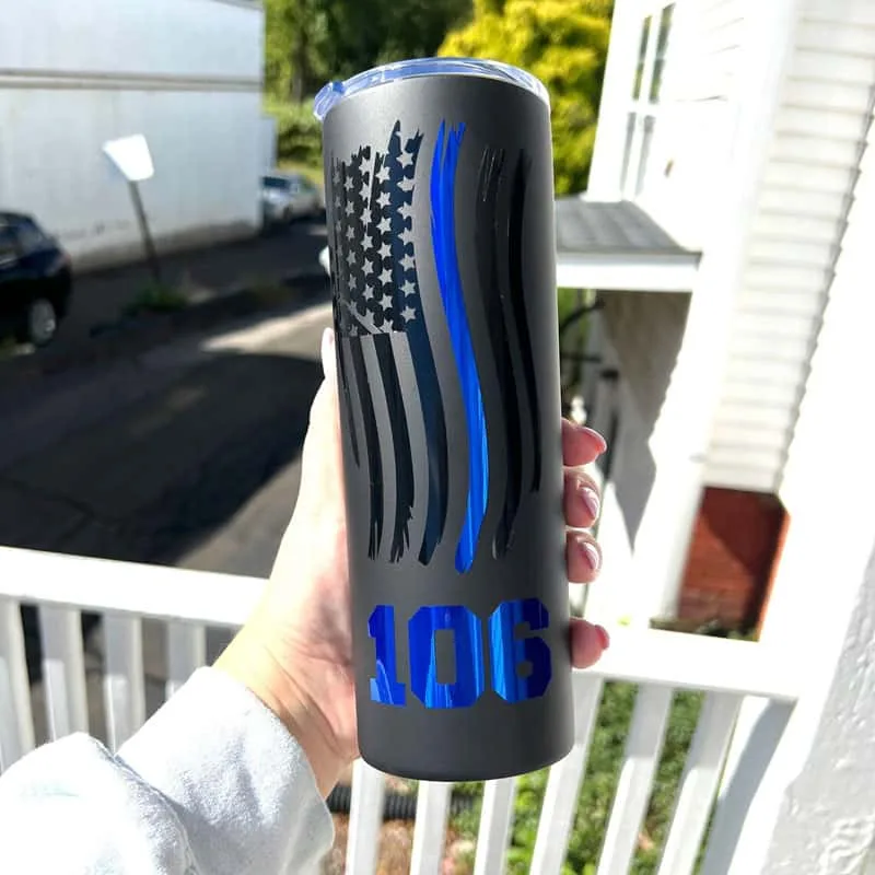 Police Firefighter Tumbler