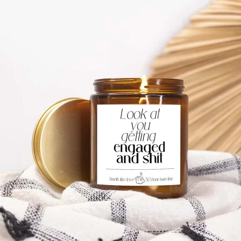 Engagement Candle