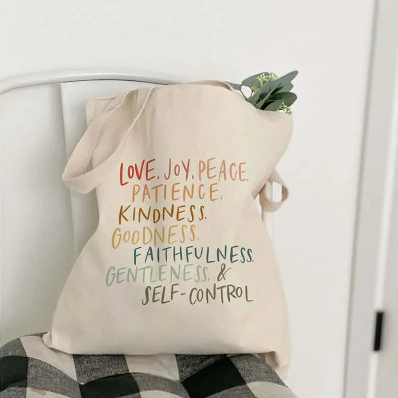 Love Joy Peace Patience Totebag