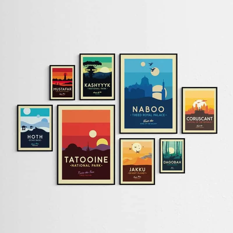 Star Wars Desert Wall Art