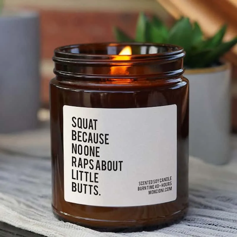 Funny Fitness Candle