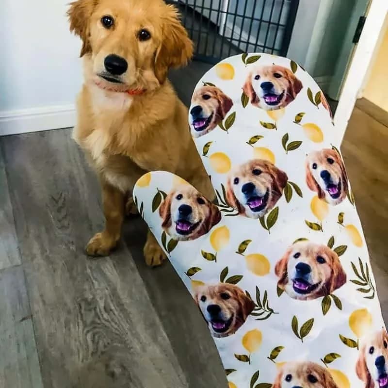 Custom Dog Oven Mitt