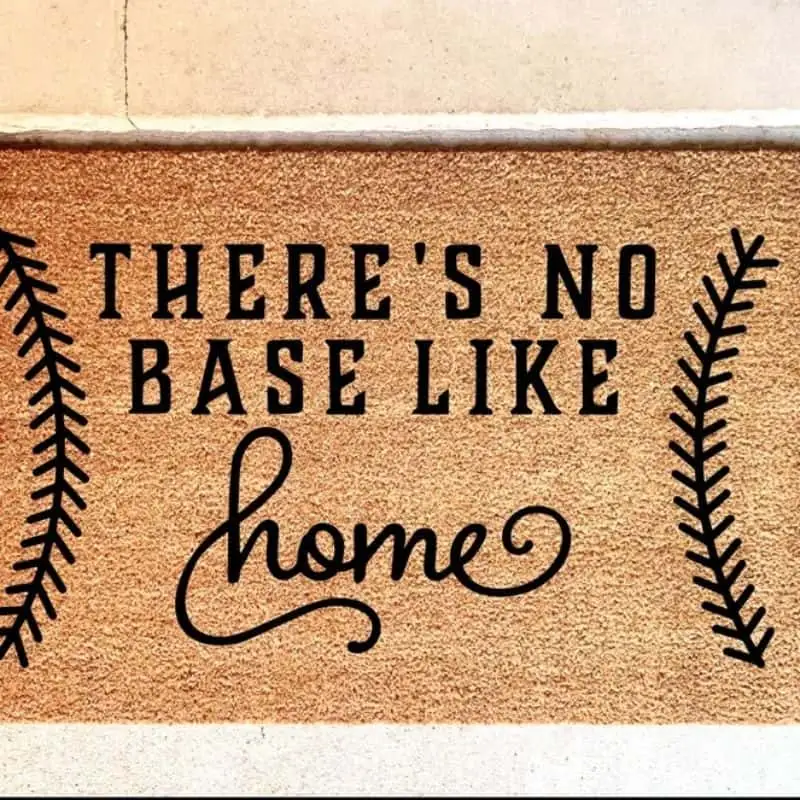 Custom Coir Baseball Doormat