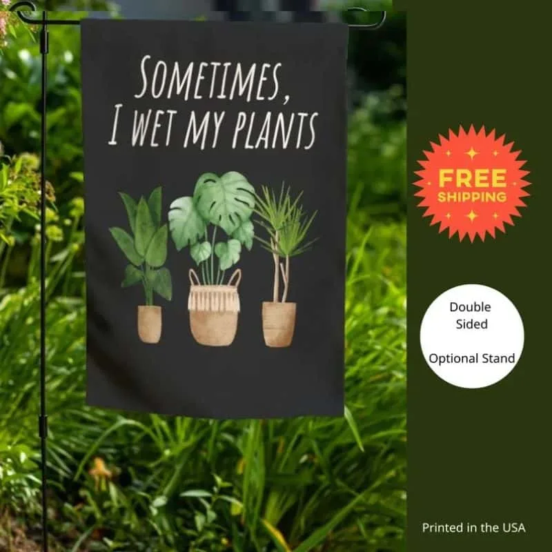 Humorous Garden Flags for Gardening Enthusiasts