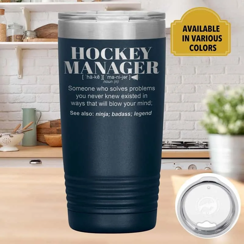 Hockey Manager Tumbler
