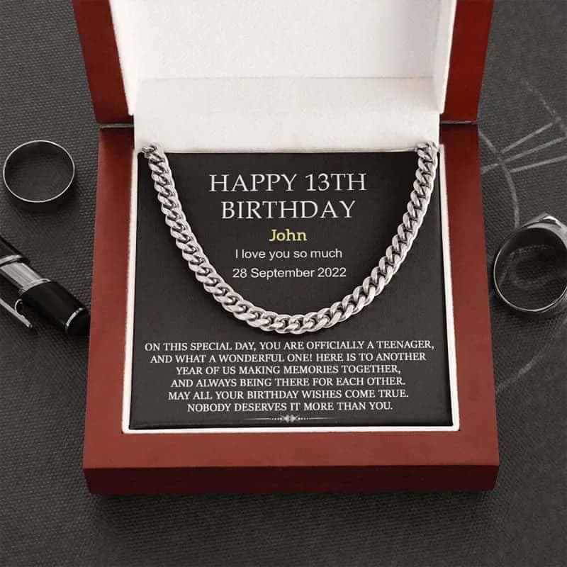Happy Birthday Necklace