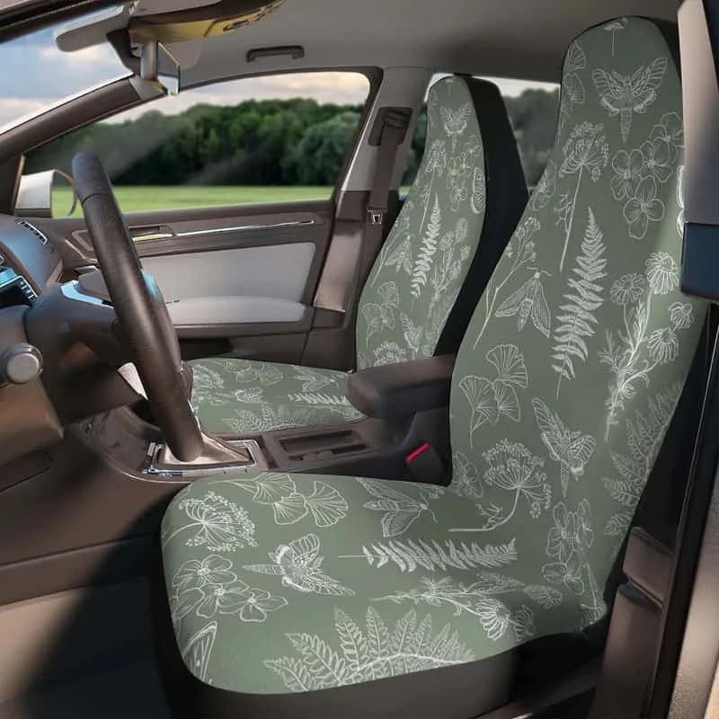 Plants Car Seat Cover