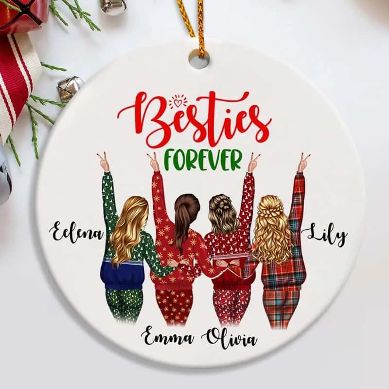 Christmas Besties Ornament