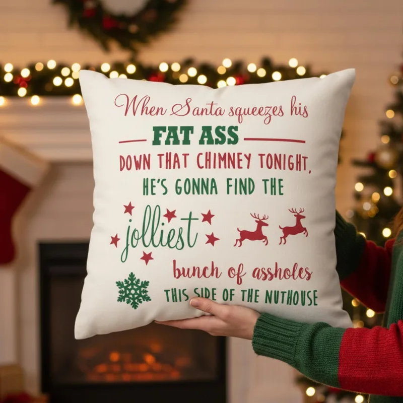 Funny Christmas Vacation Pillow Cover