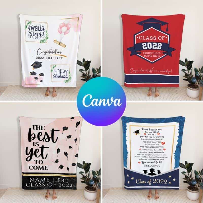 GRADUATION CANVA BLANKETS ProfitBusters Find Winning Print On Graduation canva blankets profitbusters find winning print on